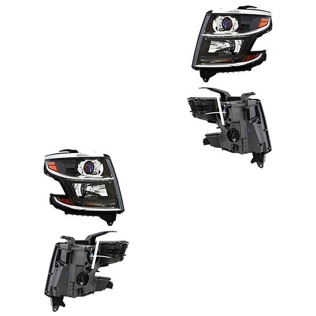Par de Faros Tahoe 2015 A 2017 Chevrolet TYC .