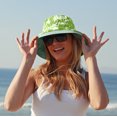 thumbnail image 4 of Tirrinia Bucket Hats for Women with Hawaii Flower Print | UPF 50+ Sun Protection Cap for Garden, Beach, Travel, 4 of 6