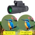 thumbnail image 1 of High Powered Monocular Telescope, Usavan 12x Magnification HD Day Night Vision, Smartphone Adapter Tripod Included Monocular for Outdoor Hunting Bird Watching, 1 of 7