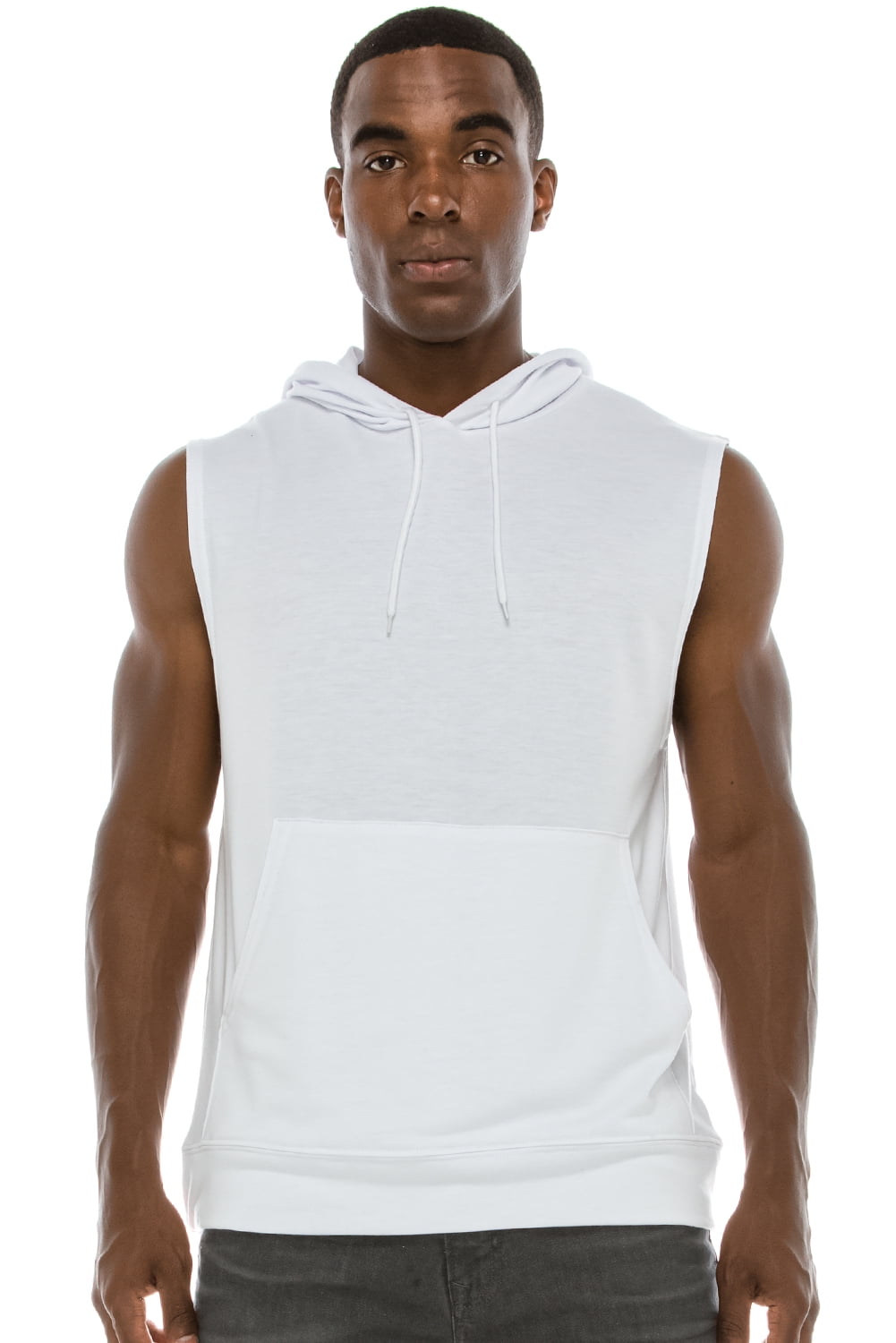 Mens Casual Hipster Hip Hop Sleeveless Hoodie Sweatshirt Vest Tank Top