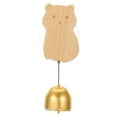 thumbnail image 1 of Campana para Tiendas Uxcell, Timbre de Madera para Puerta, Timbre Colgante para Apertura de Puerta, Gatito, 1 of 6