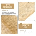 thumbnail image 4 of SHOWERORO Farmhouse Table Runner 1Set Flax Strip Khaki Rectangular for Graduation Ceremony 108.08x11.79x0.04in, 4 of 5