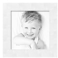 thumbnail image 2 of ArtToFrames 16" x 16" White Shatter Modern Picture Frame, 16x16 inch White Wood Poster Frame (WOM-5270),  Pack, 2 of 7