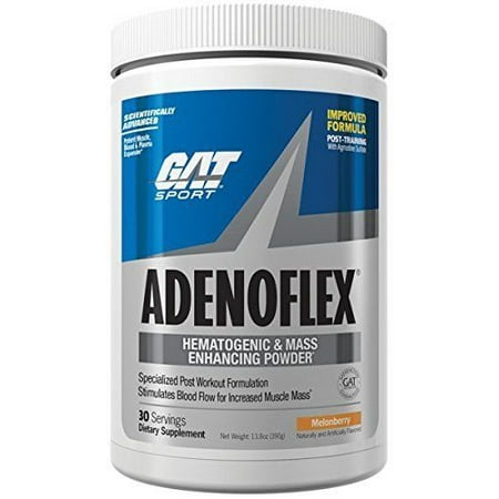 GAT ADENOFLEX Powerful Post-Workout Pump & Mass Formula, 30 Servings (Best Post Workout Vitamins)