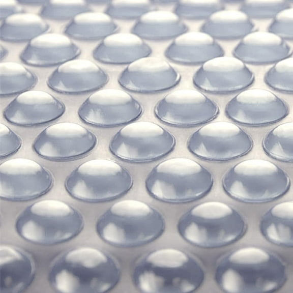 Sun2Solar Round 1200 Series Clear Swimming Pool Solar Cover with 6-Pack Grommets, 12'