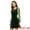 Green, variant on DARING DIVA Square Neck Mesh Sheer Sleeve Glitter Star Velvet Mini Dress S Black