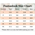 thumbnail image 7 of Fantaslook Blouses for Women Dressy Casual V Neck Pleated Tunic Tops Summer Short Sleeve Boho Shirts, 7 of 7