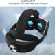 thumbnail image 3 of Correa cómoda para la cabeza para Meta Quest 3, correa de repuesto ligera Accesorios, reduce la presión sobre la cara Cómoda y práctica Gafas de realidad virtual con diseño abatible, 3 of 6