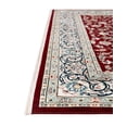 thumbnail image 6 of Unique Loom Narenj Collection Area Rug - Leeds (3' x 13' 1" Runner Burgundy/Beige), 6 of 7