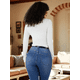 thumbnail image 3 of Suéter para Mujer de Manga Larga con Cuello en V Unitalla Sweater Dama de Punto Abrigo Sueteres Sueter Casual Formal Elegante Jersey, 3 of 5