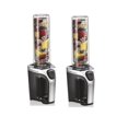 thumbnail image 1 of Hamilton Beach Go Sport 20 Ounce Single Serve Smoothie Blender, Black (2 Pack), 1 of 4
