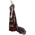thumbnail image 4 of Rose Dewitt Bukater Costume - Red Dress Dinner Outfit for Women, 4 of 7