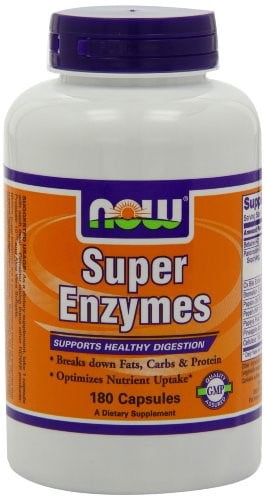 NOW Supplements, Super Enzymes with Bromelain, Supports Healthy Digestion, 180 Capsules