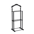 thumbnail image 1 of Proman Products VL17025 Support de Valet Jumeau Sakura, Noir, 1 of 3