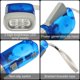 thumbnail image 2 of Linterna de manivela de 4 piezas, linterna sin batería con dinamo de antorcha de carga autoalimentada LED para emergencias de camping (amarillo, rojo, gris, azul), 2 of 5