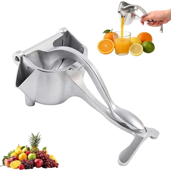 Fresh Fruit Juice Extractor | 2026 Upgraded Aluminum Alloy Hand Press Juicer with Ergonomic Grip, Easy to Clean for Citrus