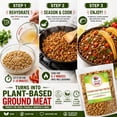 thumbnail image 4 of Textured Vegetable Protein (TVP), 1 lb. Bag. All Natural Plant Based Protein Chunks, Vegan, 4 of 9