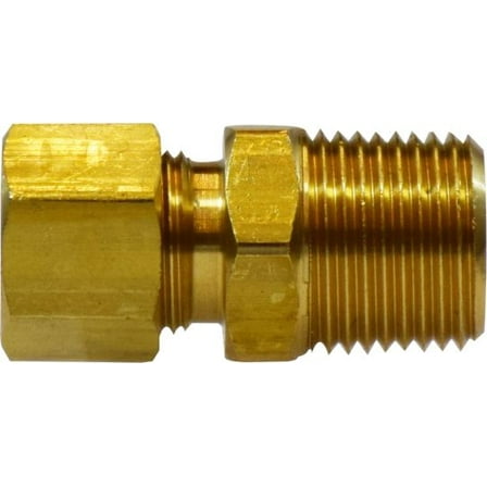 1/2 X 3/4 Comp X MIP Adapter, Compression, Brass Fittings