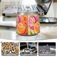 thumbnail image 6 of Yayeee Ashtray with Lid for Cigarette Smokeless Stainless Steel Home Ash Holder, Pink Abstract Floral, 6 of 7