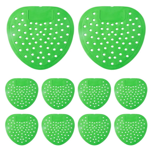 10 piezas de desodorante antimicrobiano con fragancia para urinario de hombre, almohadilla aromática para orina de piscina, filtro ecológico, alfombrilla para urinario