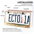 thumbnail image 3 of Aluminum License Plate Frame 2 Pack Car Exterior Accessory Car Tag Holder for Front Rear Plates Cars Decor Whimsical Watercolor Pumpkins, 3 of 7