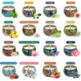 thumbnail image 3 of JHENG Set of 16 Small Scented Candles Soy Wax Aromatherapy Candles 2.5 OZ Portable Tin Candles with Lid, Relaxation Gifts Basket for Mother, Women, Friends and Coworkers, 3 of 9