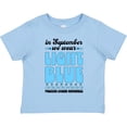 thumbnail image 3 of Inktastic In September We Wear Light Blue Prostate Cancer Awareness Boys or Girls Toddler T-Shirt, 3 of 5