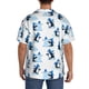 thumbnail image 3 of Fotbe Penguin Winter Fun Camisa Estampada de Manga Corta para Hombre, Casual de Verano, Estilo Playero, Sin Arrugas-Small, 3 of 5