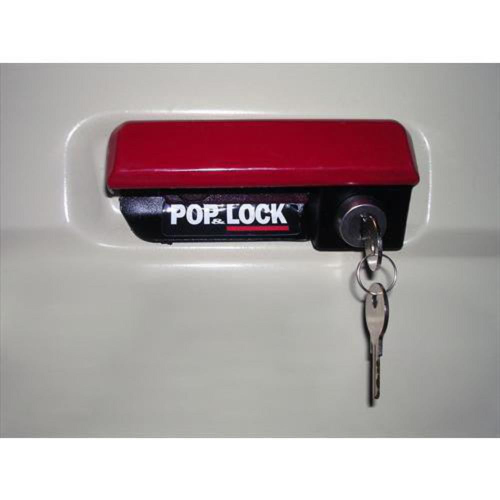 Manual Tailgate Lock - Black with Plastic Handle