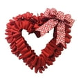 thumbnail image 5 of HOMYL Heart Shaped Wreath for Front Door Sign Romantic Party Valentines Day Wreath Type C, 5 of 8