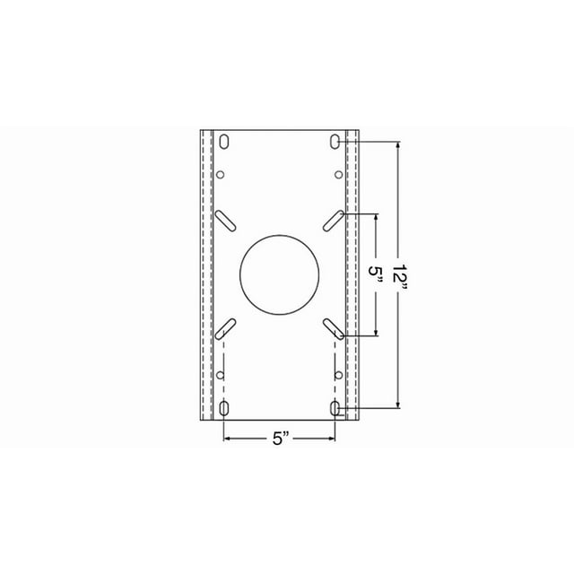 Springfield Marine Boat Seat Slider 1100521-1 Trac-Lock; Fits 2-7/8 Inch Diameter Post; 5 Inch x 5 Inch Seat Mounting Bolt Pattern; 5-1/4 Inch Forward And Backward Travel Length