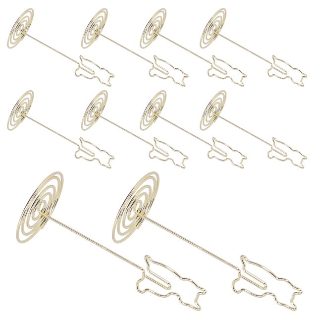 Clip de Message en Métal avec Support, Clip de Table Photo Chat, Base Ronde Pratique, Clip de Table Photo Chat 10Pcs pour Cadeaux à la Maison