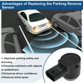 thumbnail image 4 of Sensores de estacionamiento de reversa Unique Bargains No.90805834 para Chevrolet Volt 2016-2019 Sensor de asistencia de estacionamiento negro 1 Pc, 4 of 6