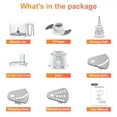 thumbnail image 3 of VAVSEA 8 Cup Food Processor and Vegetable Chopper for Dicing, Slicing, Shredding, and Mincing, New Food Chopper for Vegetables, Meat, Grains, Nuts, 3 of 8