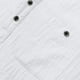 thumbnail image 5 of pstuiky Camisas de vestir de manga corta para hombre, Camisa estilo cárdigan informal de manga corta con cuello vuelto y botones de color liso para hombre camisetas de hombre xl, 5 of 7