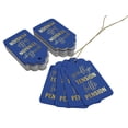 thumbnail image 3 of Inkdotpot Real Gold Foil Good Bye Tension Hello Pension Retirement Tags Favor Hang Paper Tags 100 Pieces, 3 of 6