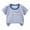 Blue, variant on Toddler Girl Short Sleeve Shirts Toddler Baby Girl Top Basic Fashion T Shirt Blouse Casual Clothes (Grey,Size 12-18 Months)