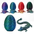 thumbnail image 2 of 3D Printed Dragons Toys with Egg Durable Crafts Decorative Model for Office Car Home 26s, 2 of 4