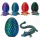 thumbnail image 2 of 3D Printed Dragons Toys with Egg Durable Crafts Decorative Model for Office Car Home 26s, 2 of 4