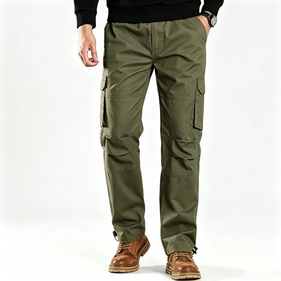 Men's Lightweight Cargo Pants UPF 50 All Terrain Hiking Outdoor Pants S-XXL