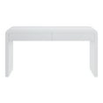 thumbnail image 4 of Christopher Knight Home 59.8" Modern Curved Console Table, MDF Entryway Storage Table with 2 Drawers, White, 4 of 12
