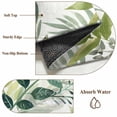 thumbnail image 6 of Green Leaves Round Area Rug 7Ft Washable Circle Rugs for Dorm Laundry Room, Summer Botanical Farmhouse Watercolor Leaf Non-Slip Carpet Floor Mats Indoor Outdoor Carpet Runner Aesthetic Home Decor, 6 of 8