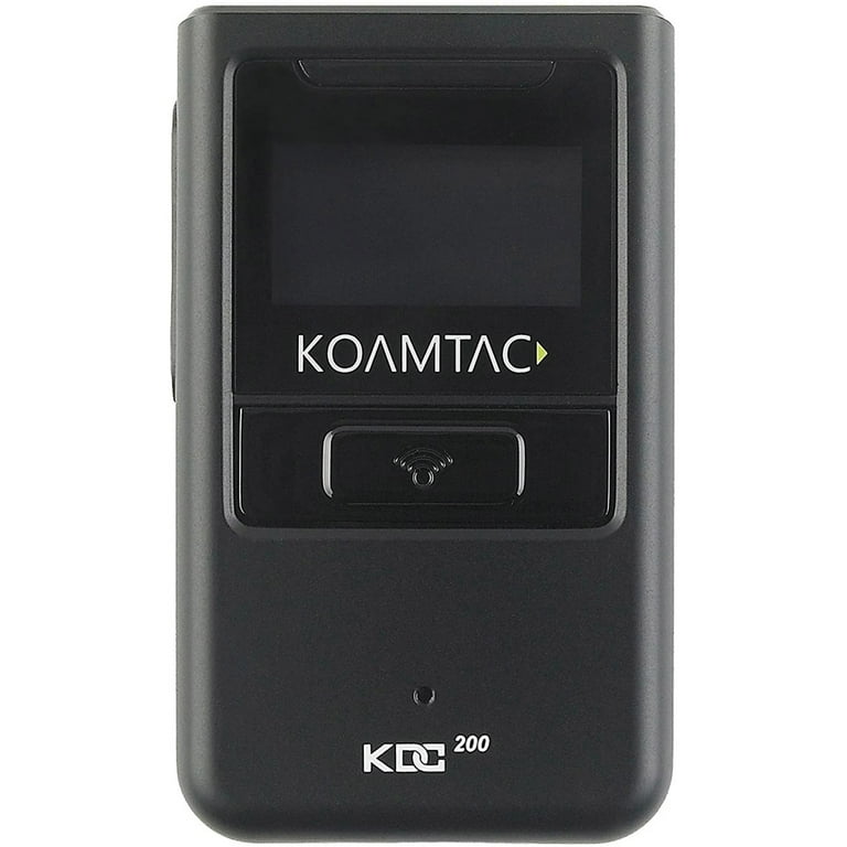 KoamTac KDC200iM Bluetooth Barcode Scanner, Black, Open Box