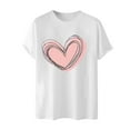 thumbnail image 3 of hotojiny Valentine's Day Shirts for Men Summer Short Sleeve Cute T-Shirt Lightweight Crew Neck Printed Beach Tops, 3 of 4