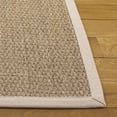 thumbnail image 3 of SAFAVIEH Natural Fiber Maksim Border Area Rug, Natural/Ivory, 6' x 9', 3 of 10
