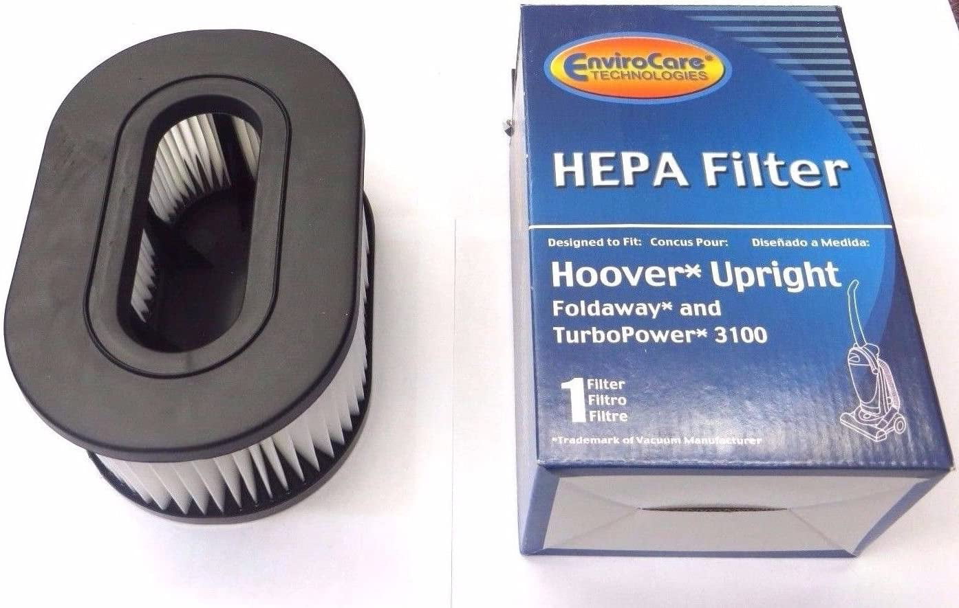 EnviroCare Replacement HEPA Vacuum Filter for Hoover Fold Away Turbo Power 3100 