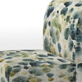 thumbnail image 4 of Designart "Blue Green Botanical gracefulness" Blue Abstract Upholstered Accent Chair - Modern Arm Chair For Bedroom, 4 of 7