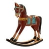 Delightful Wood Red Rocking Horse