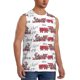 thumbnail image 2 of Fotbe Retro Train Men's Camiseta sin Mangas Estampada para Hombres, Playera Casual para Gimnasio, Entrenamiento, Playa-Large, 2 of 7