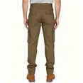 thumbnail image 4 of Cargo Pants For Men Relaxed Fit Cargo Work Pant Outdoor Hiking Utility Tactical Pants Lightweight Multi-Pockets, 4 of 7